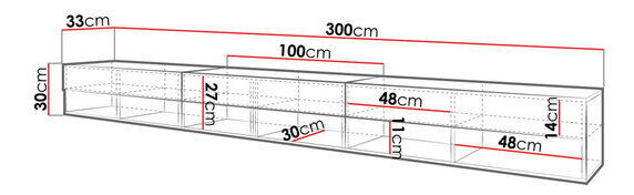 Dulap TV Adenuk 300 (kastanien breslau) 