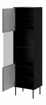 Vitrina Hermano (crna + orah warnia) 