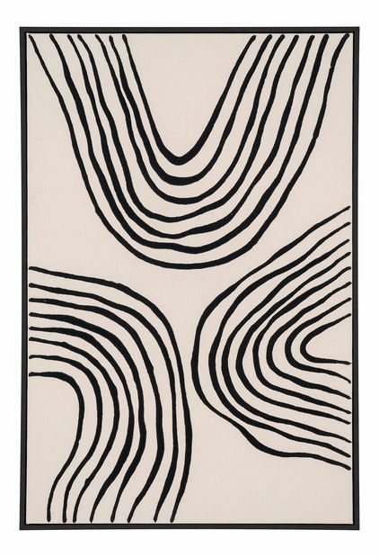 Obraz na plátne Lilena 1 (čierna + béžová)