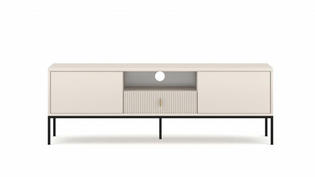 Masă TV Magara 2D1S (Cashmir + Negru)