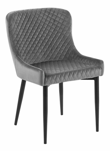 Set 2 buc. scaune pentru sufragerie Soho (gri)