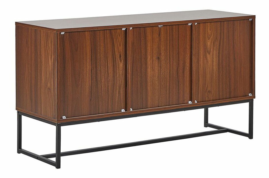 Dulap NAVVEA (trei uși) (lemn deschis + alb)