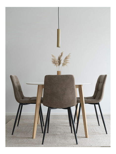 Jedálenská stolička Miveria 1 (hnedá)