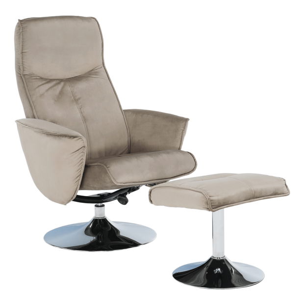 Relax fotel Short (barnás-szürke)