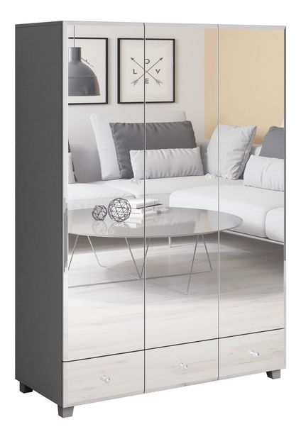 Ruhásszekrény Belinda Typ 19 (szürke) *bazár