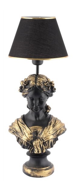 Lampă de masă Bustoseto 1 (Negru + Auriu)