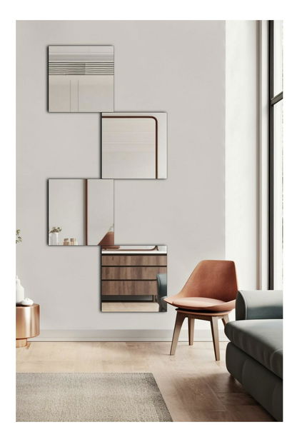 Zrkadlo Sivuko 3 (strieborná) 