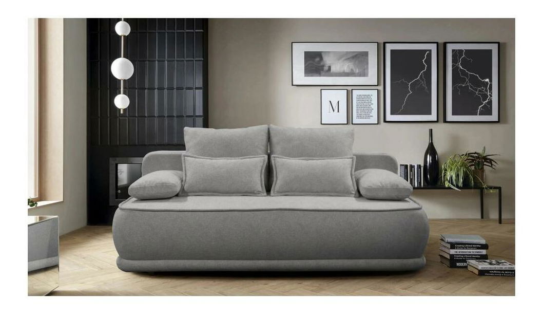 Canapea Lagona (gri șuvițat)