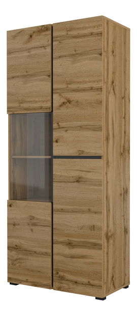 Vitrin Crossroad N12 (wotan tölgy + fekete)