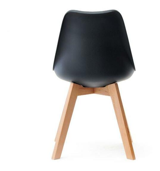 Stolica Large Wood (crna + bukva)