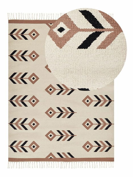 Koberec 160 x 230 cm Niava (béžová)