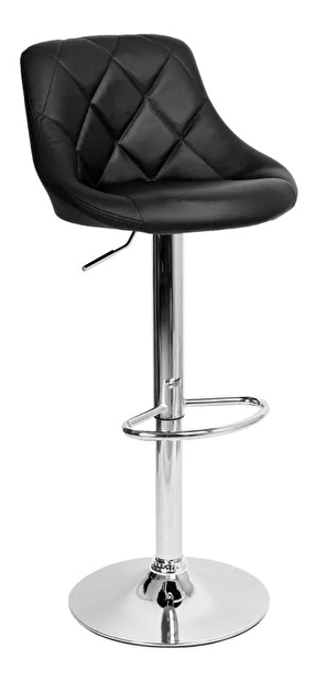 Barová stolička Marad UT-C859 (čierna + chróm)