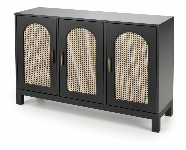 Komód Bollia (fekete)