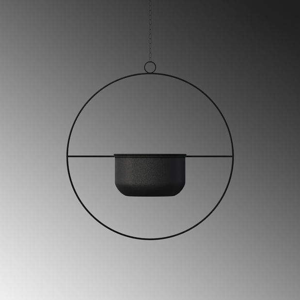 Vas decorativ Paradota (Negru)