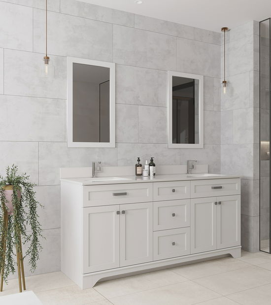 Set mobilier baie Yvette (Alb)