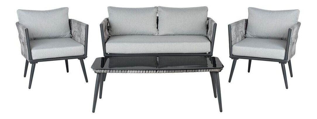 Sedacia súprava Prezo (sivá)