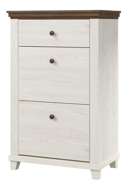 Komoda Navori (popolavá + dub lefkas)