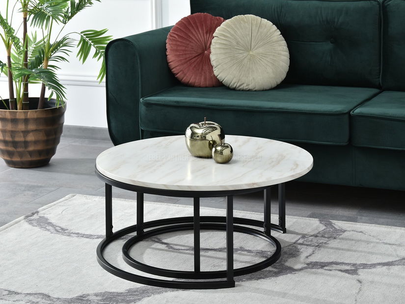 Măsuță de cafea Kolja Zest Xl (bej + negru)