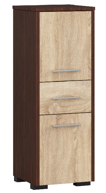 Dulap de baie Farid TYP6 (wenge + Stejar sonoma)