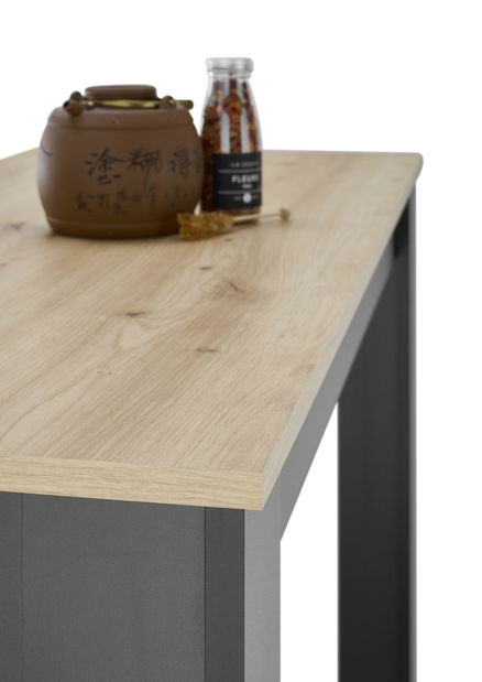 Barski stol Matioso 2 (hrast artisan + crna)