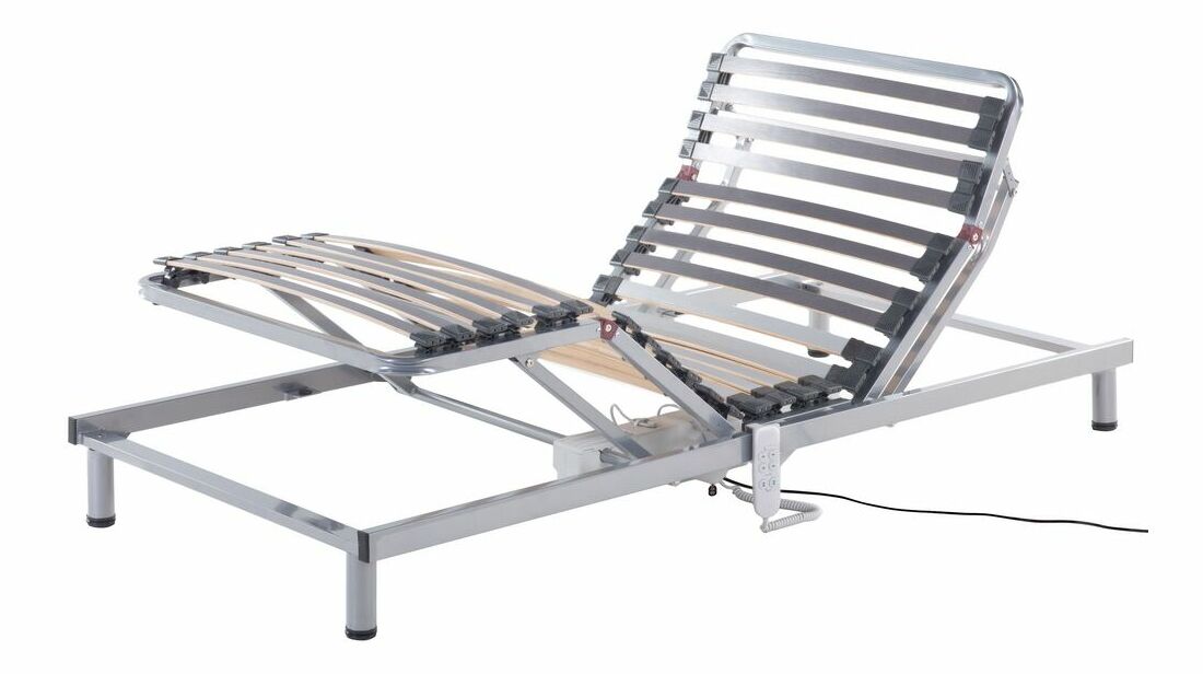 Lamelový rošt 200x90 cm Comendo (svetlosivá)