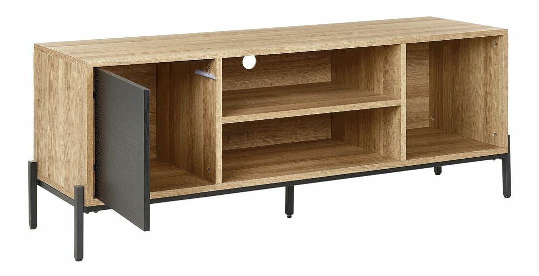 TV stolík/skrinka Moiza (svetlé drevo)