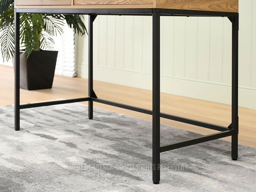 Masă PC Kaplan (stejar + negru)