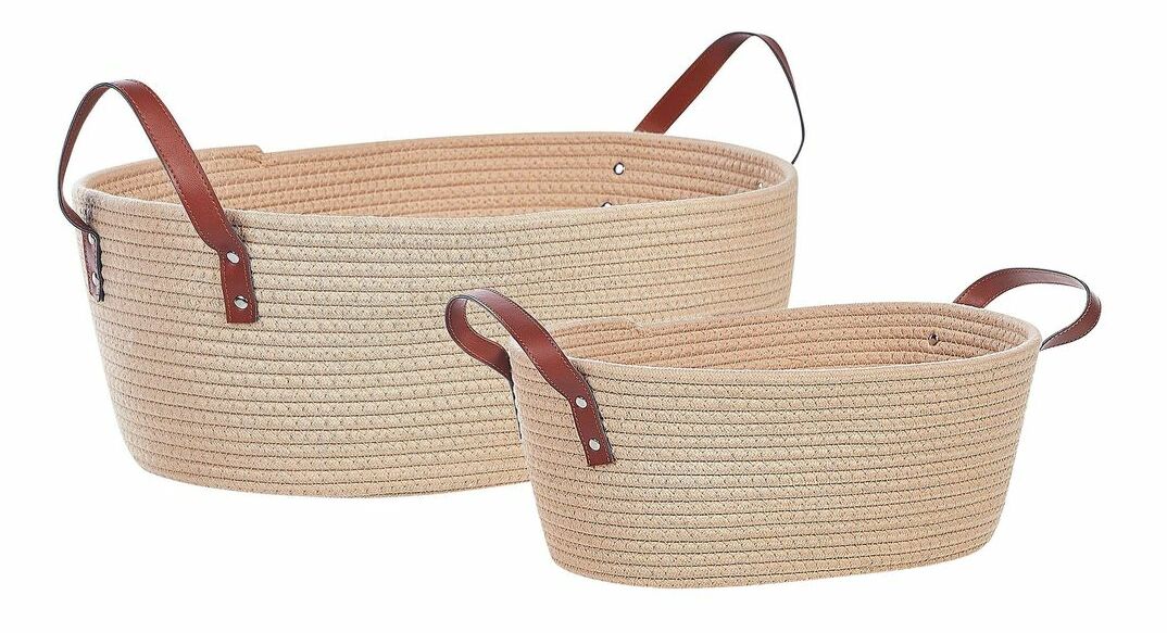 Kosár készlet (2 db.) Gael (bézs)