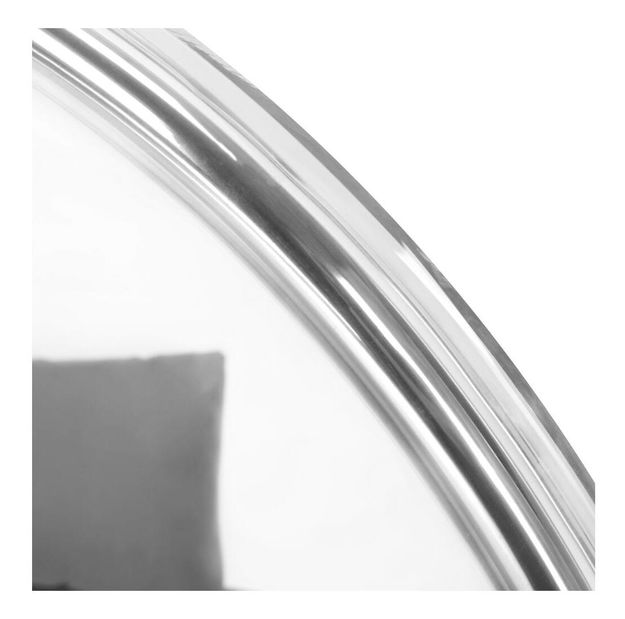 Viseća stolica za ljuljanje Belgica 1 (transparentna + srebrna + siva) 