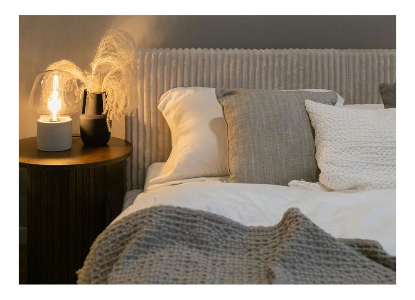 Franciaágy 180 cm Tulia 180 (krém + fekete)