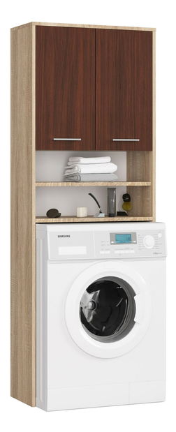 Dulap deasupra mașinii de spălat Farid TYP5 (Stejar sonoma + wenge)