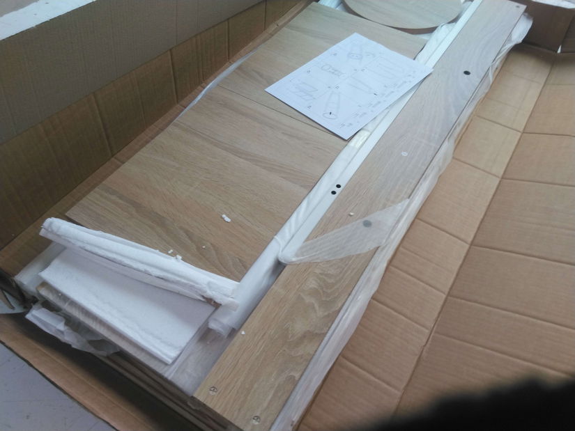 Barski set Everet (sonoma + bijela) (za 2 osobe) *Outlet moguća oštećenja