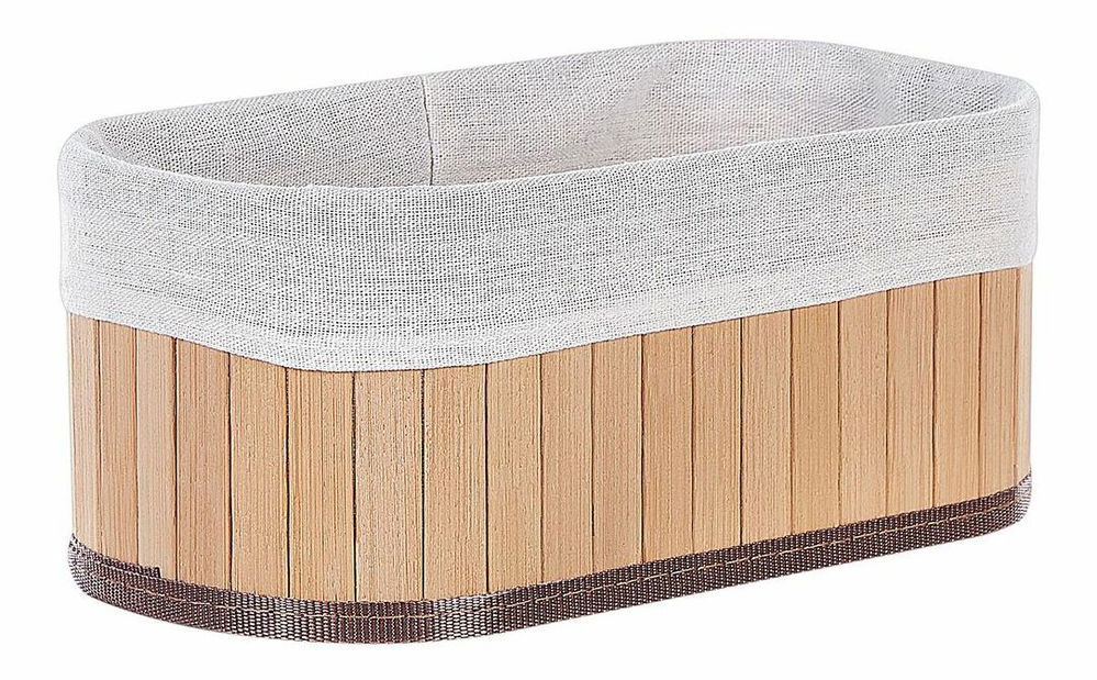 Set 5 ks košíkov Taygeta (svetlé drevo) 