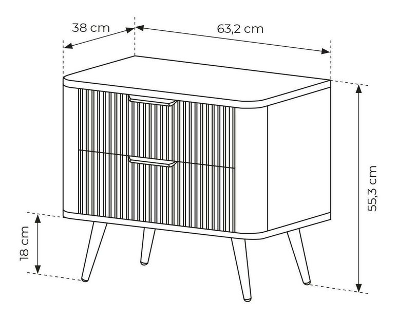 Noptieră Lethe (bej)
