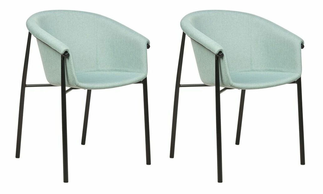 Set 2 ks jedálenských stoličiek Anja (mätová)