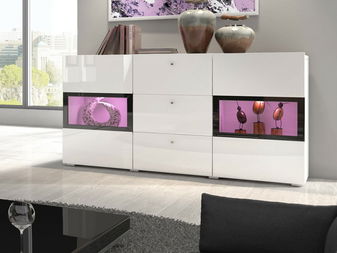 Vitrin Barly Típus 26 (fehér + fényes fehér)