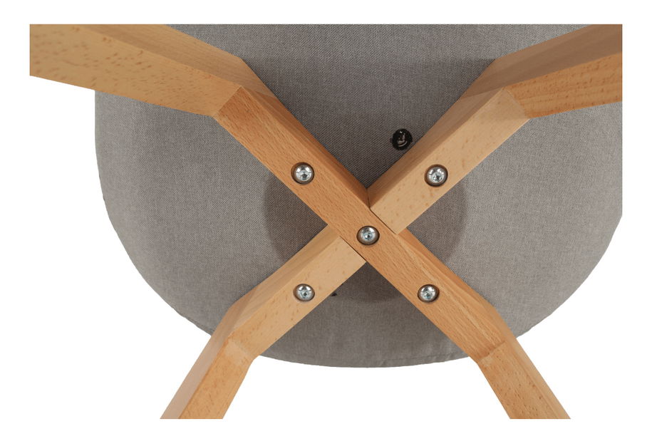 Jedálenská stolička Larino (sivá)