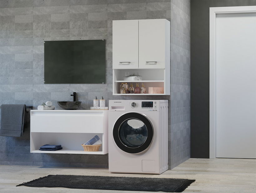 Dulap de baie suspendat Perdieron 1 (alb)