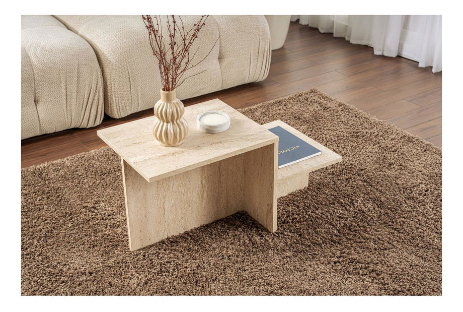 Măsuță de cafea Hermanetta (travertin)