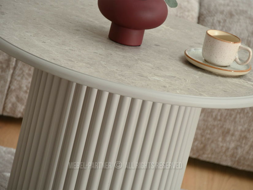 Stolić za kavu Decimo (mramor + siva)