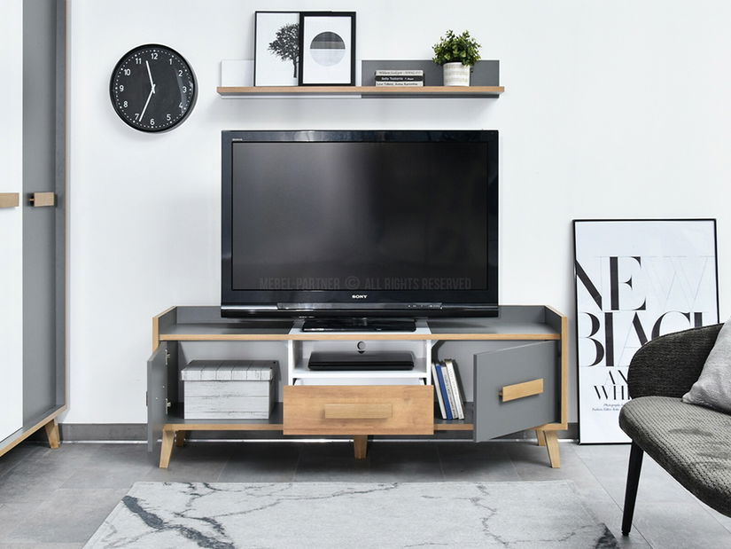 Mobilier living Semivacias 05 (alb)