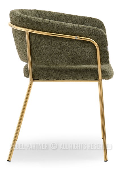 Stolica Sorento (zelena + zlatna)