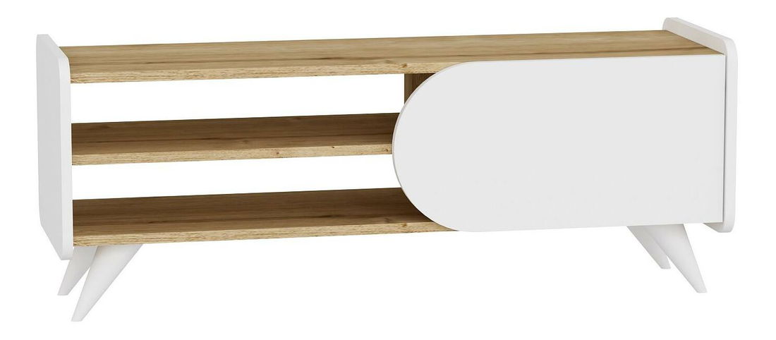TV stolić/ormarić Kakulu 2 (zafirov hrast + bijela)