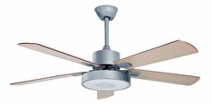 Stropný ventilátor so svetlom Helix (sivá)