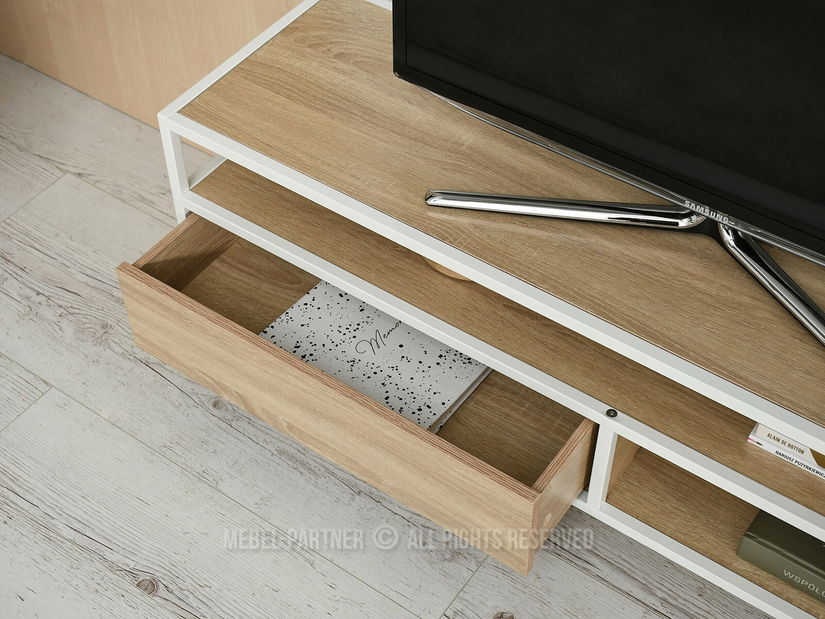 TV asztal/szekrény Soren Rtv (szonoma + fehér)