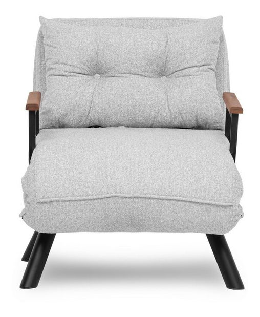 Rozkladacie kreslo Sandy (sivá)