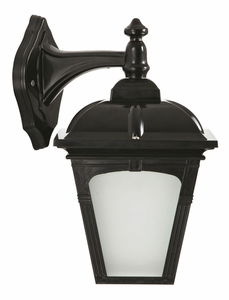 Iluminat de perete pentru exterior Bathany (Negru + alb)