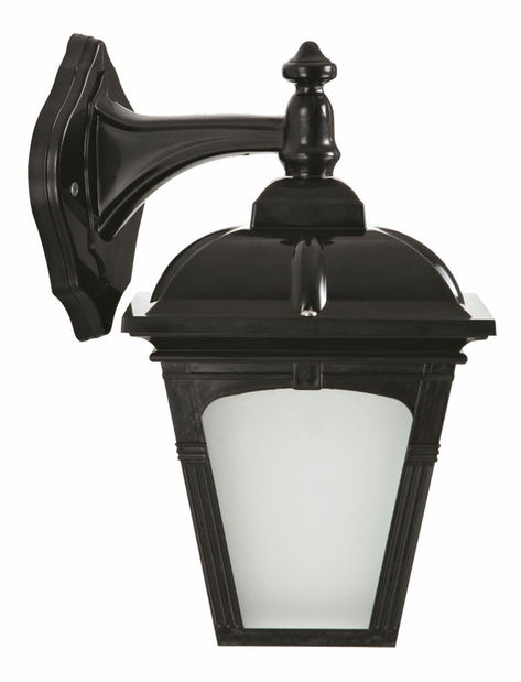 Kültéri fali lámpa Bathany (fekete + fehér)