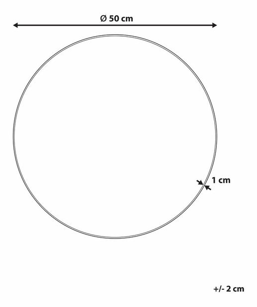 Zidno ogledalo Agie (srebrna)