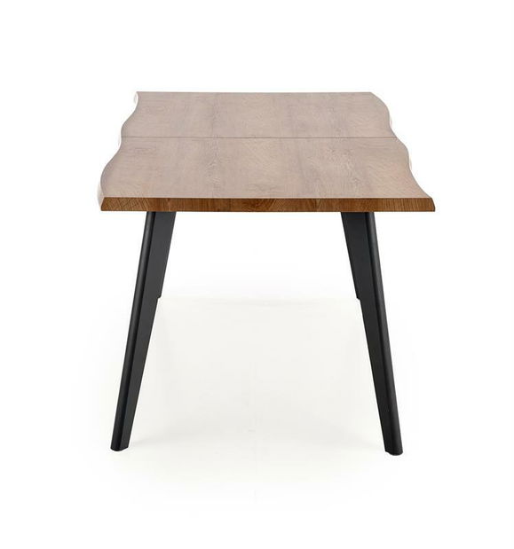 Jedálensky stôl Dickhart 120 (prírodná + čierna)